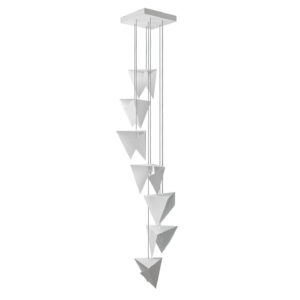 Żyrandol SPIRAL 7 biały LGH0791 - 10 - gie el