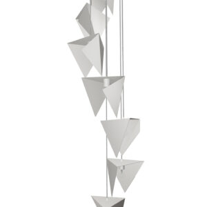 Żyrandol SPIRAL 7 biały LGH0791 - 12 - gie el