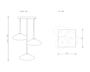 Żyrandol CLOUD 3 LGH0674 - 2 - gie el