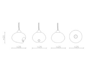 Żyrandol MEDUSE 5 deep ocean LGH0701 - 8 - gie el