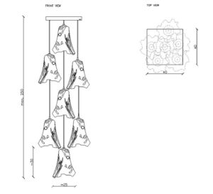Żyrandol LAVA 7 LGH0715 - 3 - gie el