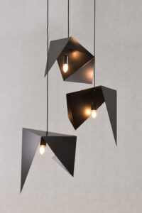 Żyrandol BIRD 3 czarny LGH0730 - 3 - gie el