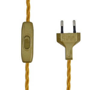 Lampa stołowa miedziana z rurek z abażurem LANTERN II LGH0040 - 5 - gie el