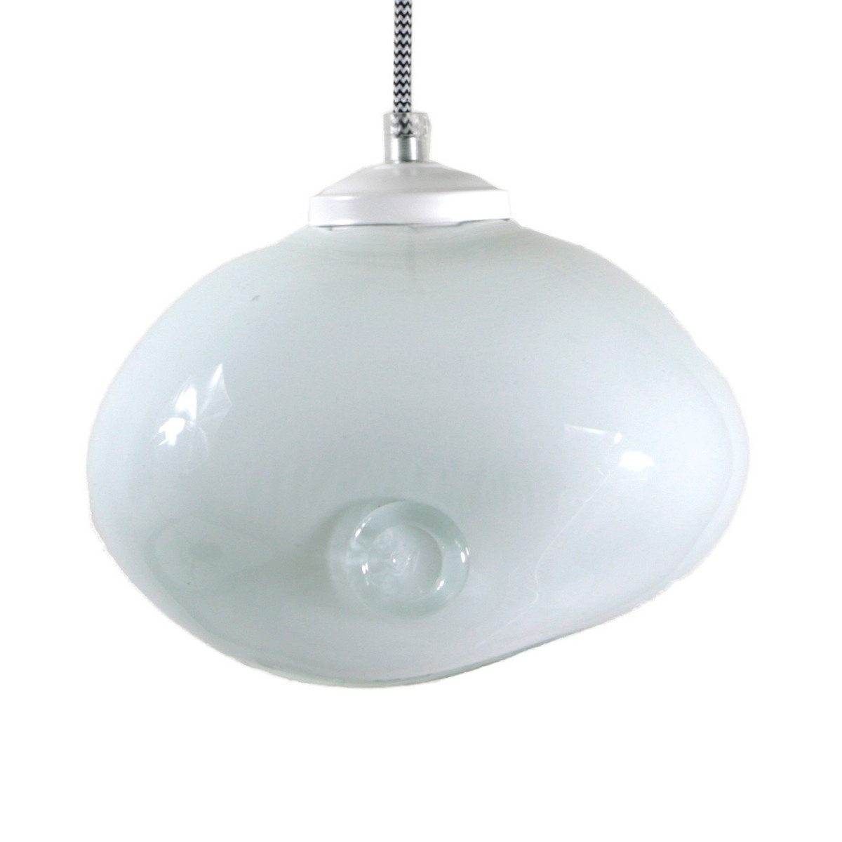 Lampa wisząca szklana MEDUSE snow white LGH0250 - gie el