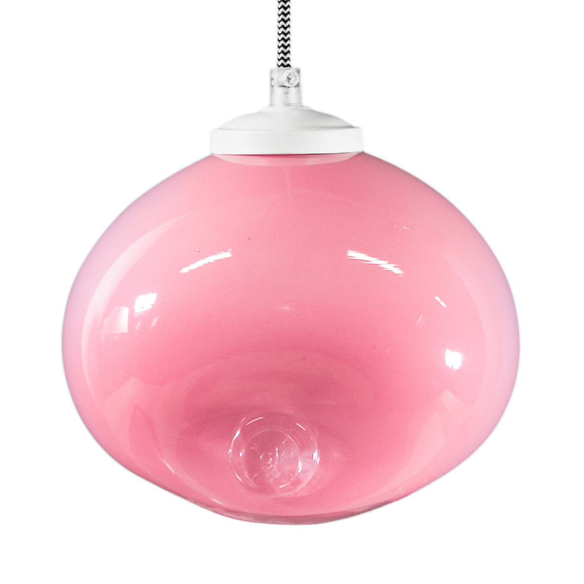 Lampa wisząca szklana MEDUSE royal pink LGH0252 - gie el