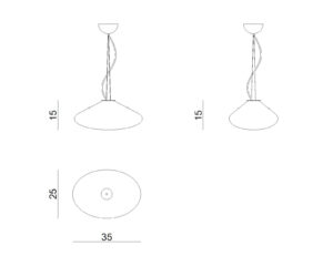 Lampa wisząca CLOUD LGH0672 - 4 - gie el