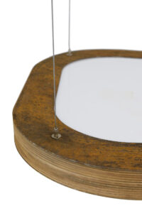 Lampa wisząca AVOCADO rdzawa LGH0652 - 12 - gie el