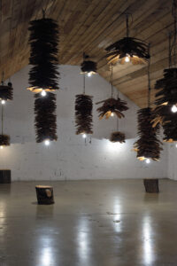 Lampa wisząca drewniana SHINGLE LGH0240 - 11 - gie el