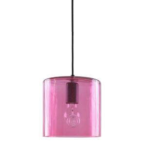 Lampa wisząca szklana NEO I różowa LGH0422 - gie el