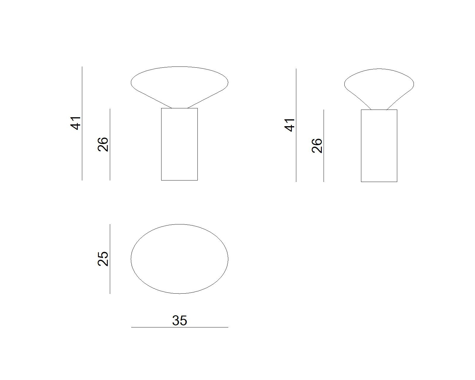Lampa stołowa COCOON BIG biała LGH0615 - 7 - gie el