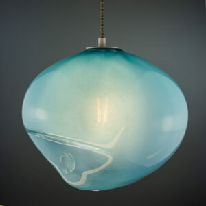 Lampa wisząca szklana MEDUSE mystic turquoise LGH0251