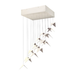 Żyrandol RECT kremowy LGH0810 - gie el