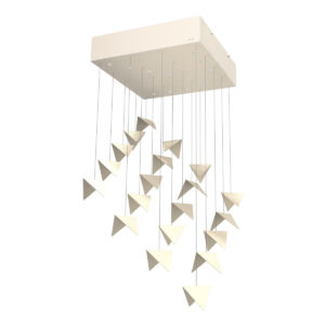 Żyrandol RECT kremowy LGH0810 - gie el