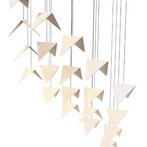 Żyrandol RECT kremowy LGH0810 - gie el