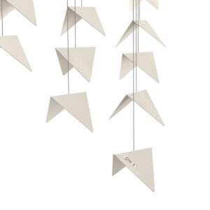 Żyrandol RECT kremowy LGH0810 - gie el