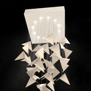 Żyrandol PORTAL kremowy LGH0830