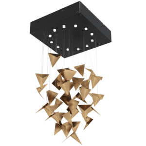 Żyrandol HIVE złoty LGH0822