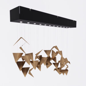 Żyrandol VILINE złoty LGH0842