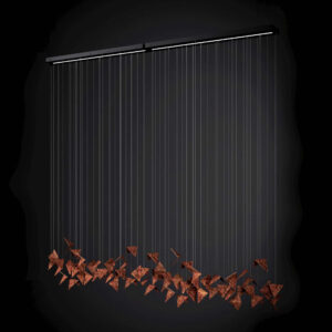 Żyrandol PLAIN rdzawy LGH0911