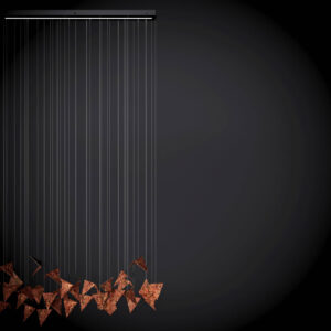 Żyrandol PLAIN rdzawy LGH0911