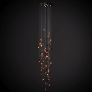 Żyrandol HIVE 3 rdzawy LGH0991