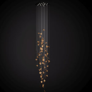 Żyrandol HIVE 3 złoty LGH0992