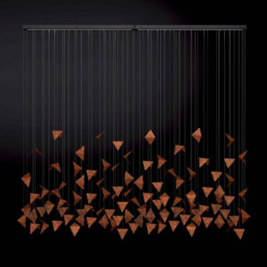 Żyrandol FALL 2 rdzawy LGH0931