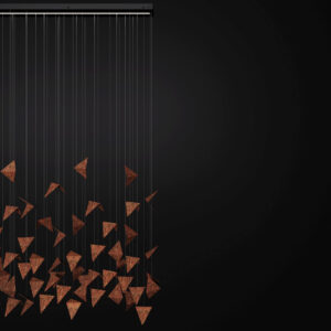 Żyrandol FALL 2 rdzawy LGH0931