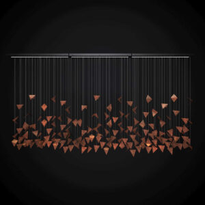 Żyrandol FALL 3 rdzawy LGH0941