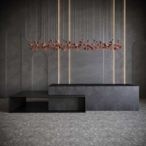 Żyrandol PLAIN 3 rdzawy LGH0921