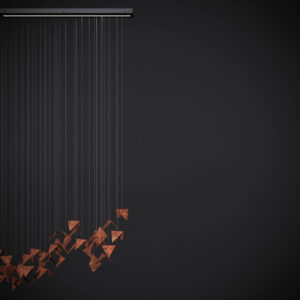 Żyrandol TIDE rdzawy LGH0971