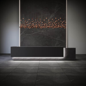 Żyrandol FALL 4 rdzawy LGH0951