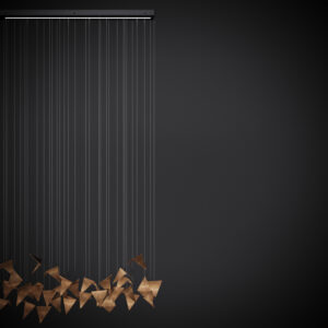 Żyrandol PLAIN 2 złoty LGH0912