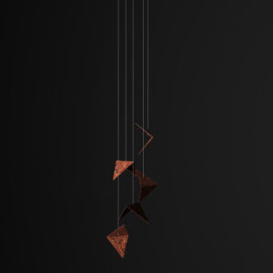 Żyrandol FINE rdzawy LGH1001