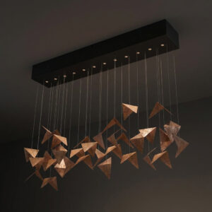 Żyrandol VILINE 2 rdzawy LGH0851