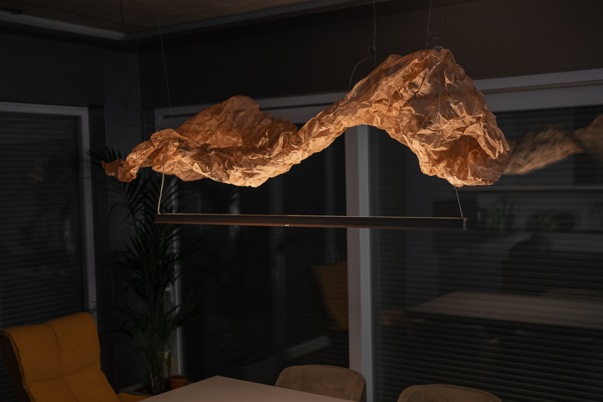 modern chandelier to the living room