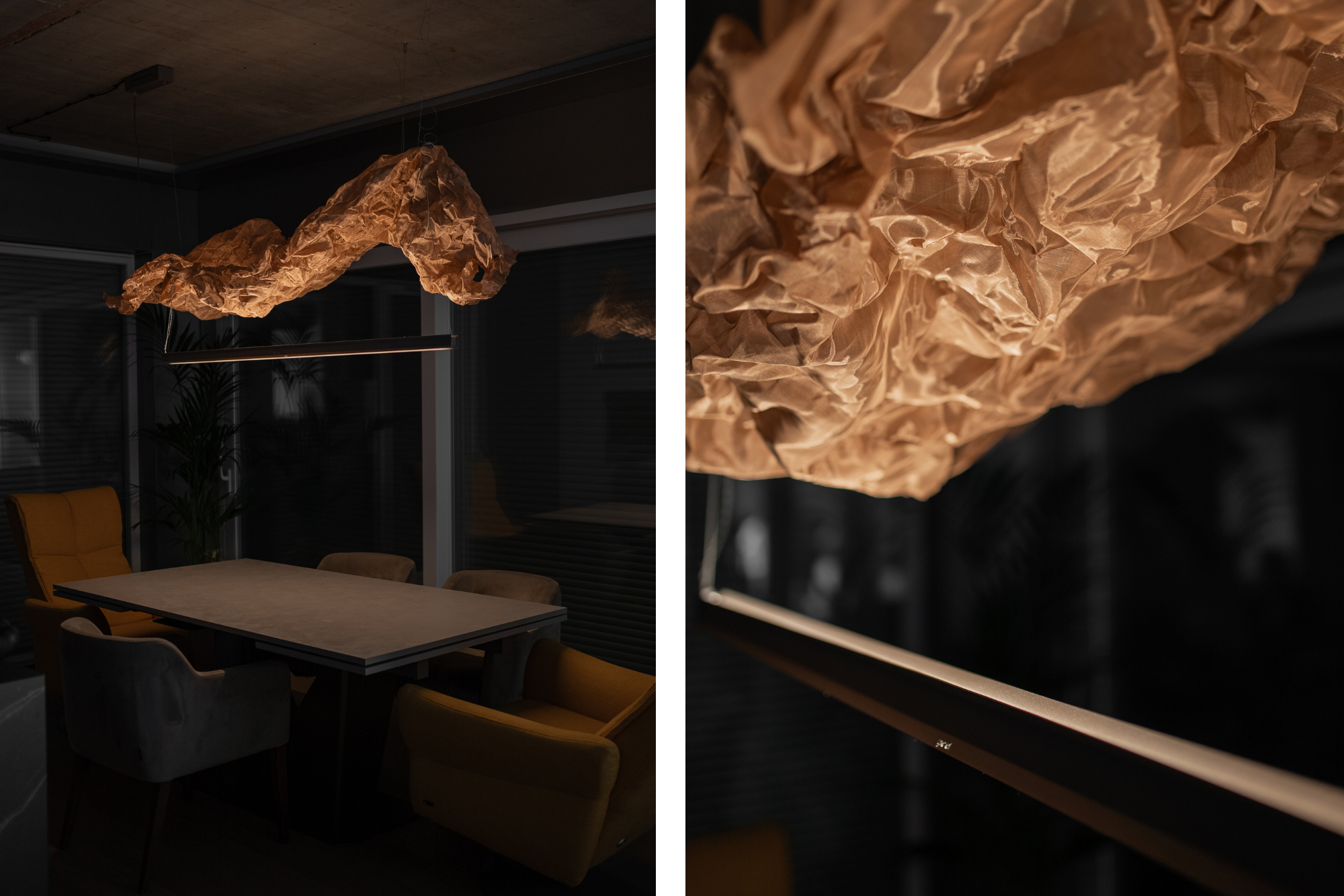 modern chandelier to the living room