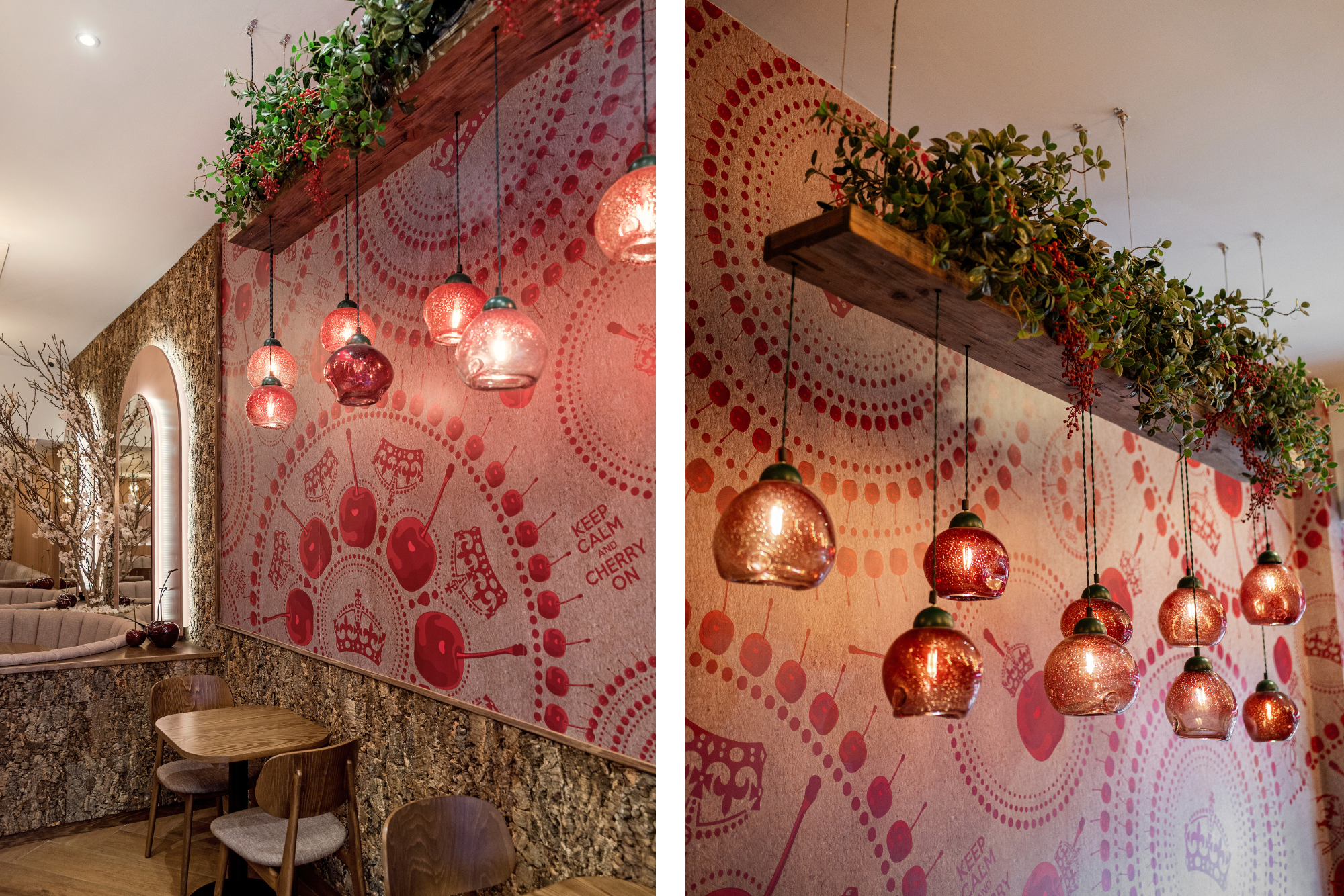 extraordinary glass lamps for restaurants