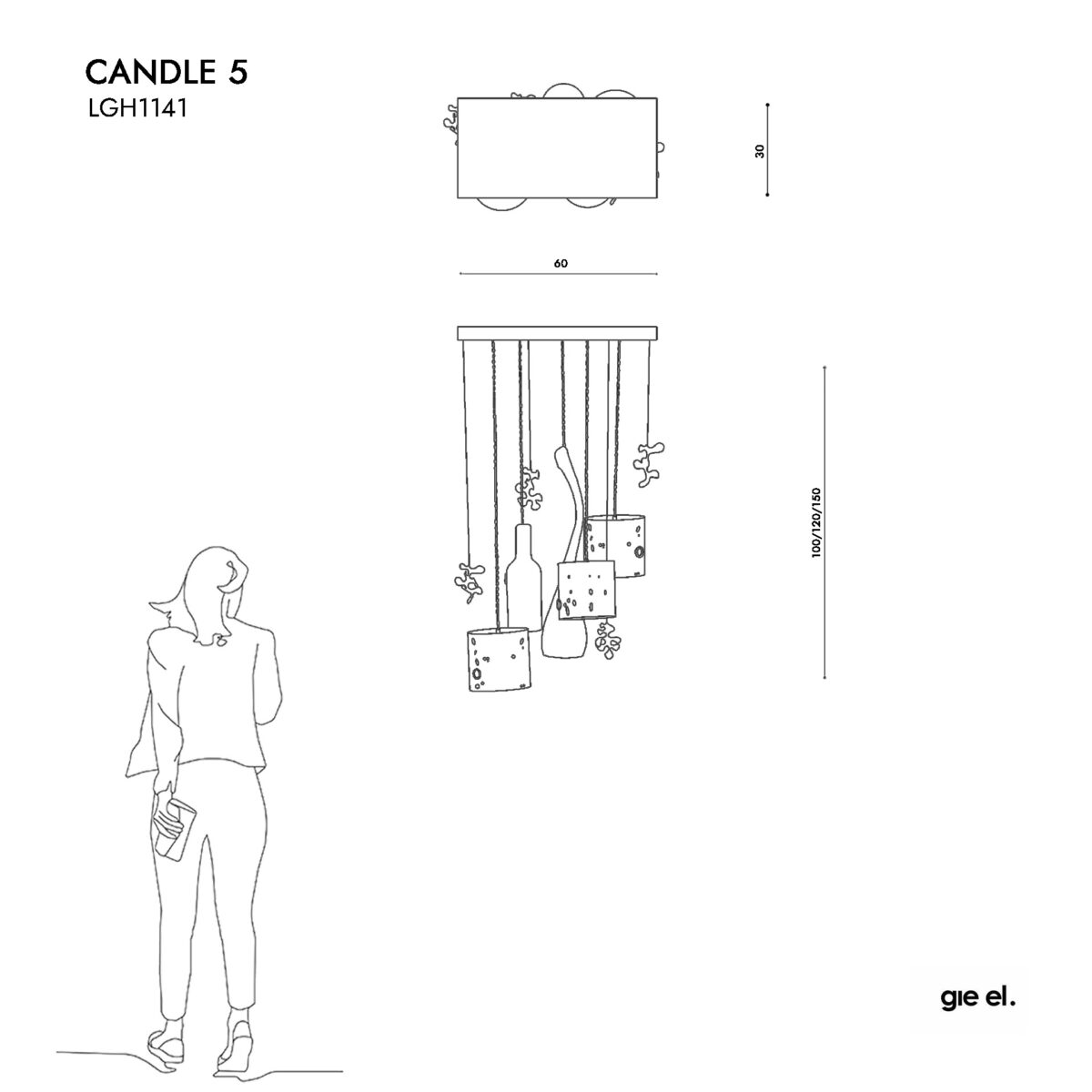 Gie El CANDLE5 1141 dim
