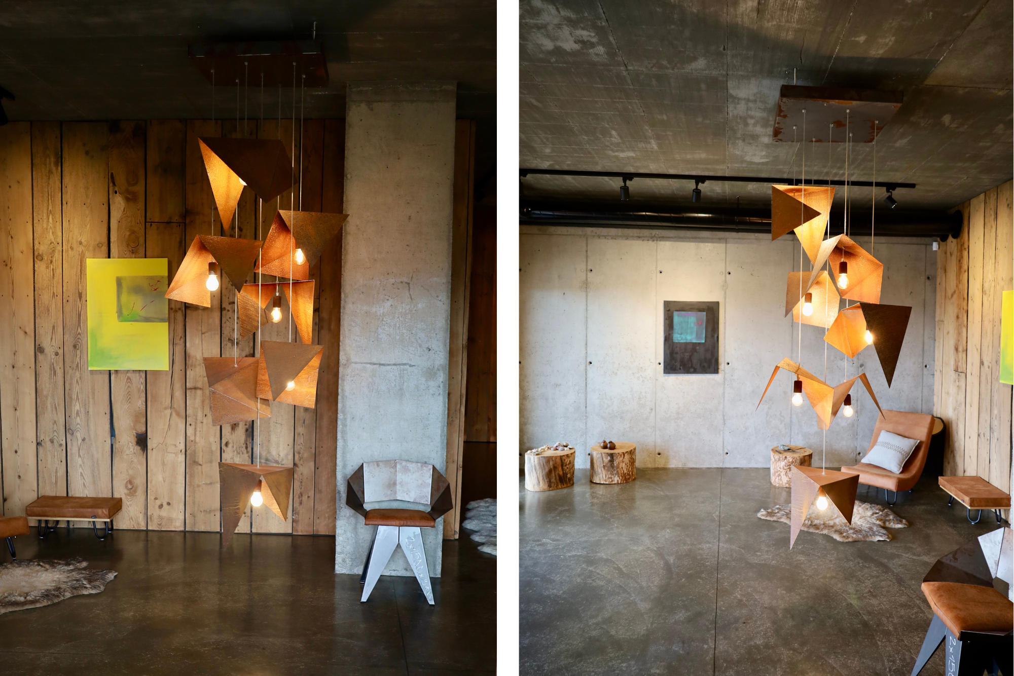 entrance area chandelier BIRD