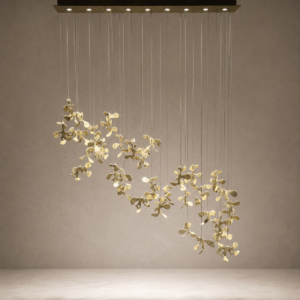 NERIDA 3 GOLD chandelier LGH1172