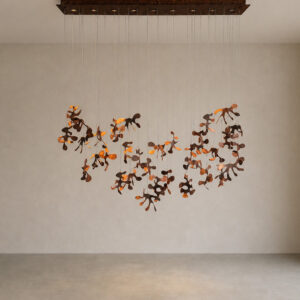 Rusty chandelier NERIDA 4