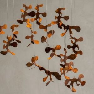 Rusty chandelier NERIDA 3